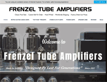 Tablet Screenshot of frenzeltubeamps.com